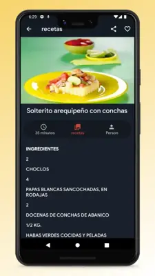 Peruvian Recipes - Food App android App screenshot 4